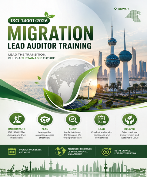 ISO 14001:2026 Migration Lead Auditor Training in Kuwait