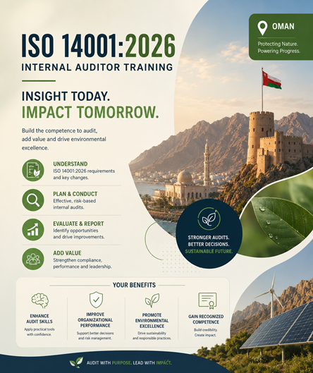 ISO 14001 Internal Auditor Training in Oman